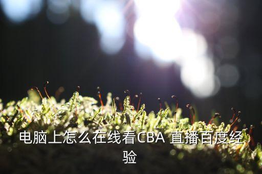 cba直播用哪個播放器可以看到,如何觀看cba直播?