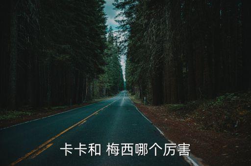 卡卡和 梅西哪個厲害