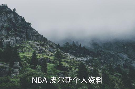 NBA 皮爾斯個人資料