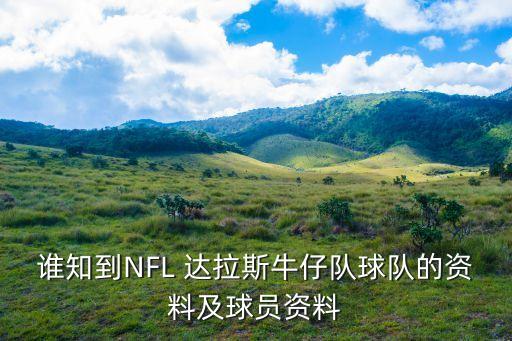 誰知到NFL 達(dá)拉斯牛仔隊(duì)球隊(duì)的資料及球員資料