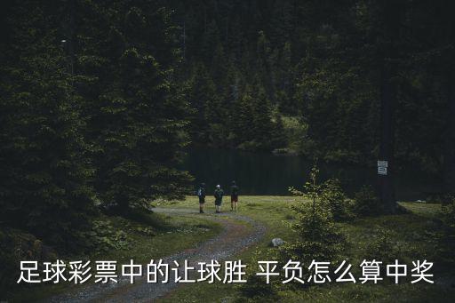 足球彩票中的讓球勝 平負(fù)怎么算中獎(jiǎng)