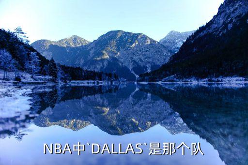 NBA中`DALLAS`是那個隊