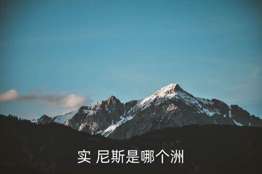 實 尼斯是哪個洲