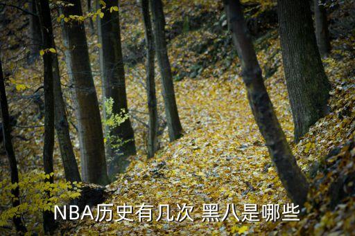 NBA歷史有幾次 黑八是哪些