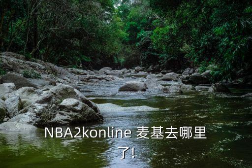 NBA2konline 麥基去哪里了!