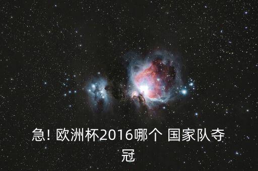 歐洲杯2016哪個國家強,葡萄牙擊敗法國隊奪歐洲杯冠軍