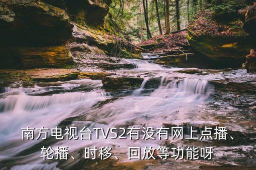 南方電視臺TVS2有沒有網(wǎng)上點(diǎn)播、輪播、時(shí)移、回放等功能呀