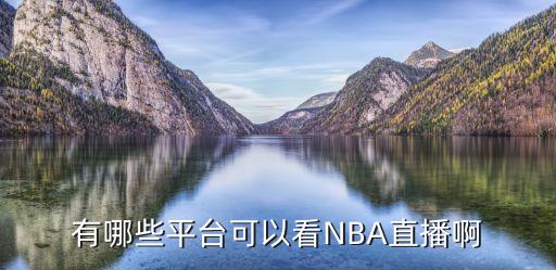 有哪些平臺可以看NBA直播啊