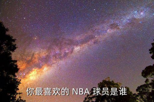 你最喜歡的 NBA 球員是誰