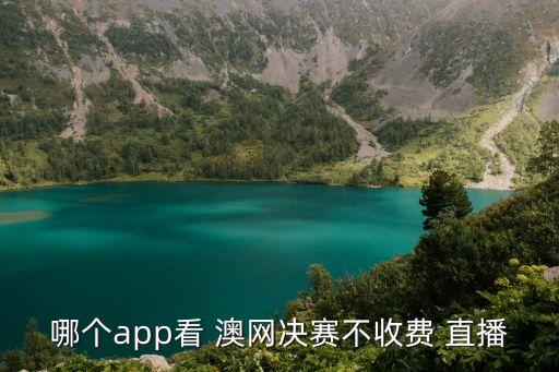 哪個app看 澳網(wǎng)決賽不收費 直播