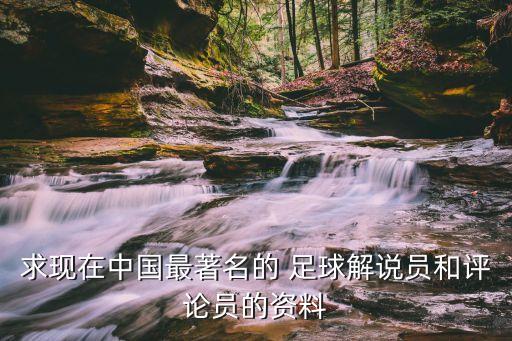 求現(xiàn)在中國最著名的 足球解說員和評(píng)論員的資料