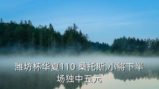 濰坊杯華夏110 桑托斯,小將下半場(chǎng)獨(dú)中五元