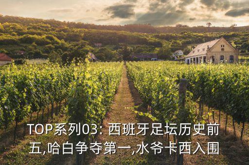 TOP系列03: 西班牙足壇歷史前五,哈白爭(zhēng)奪第一,水爺卡西入圍