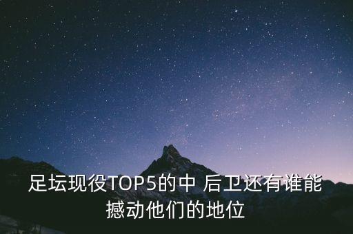 足壇現(xiàn)役TOP5的中 后衛(wèi)還有誰能撼動他們的地位