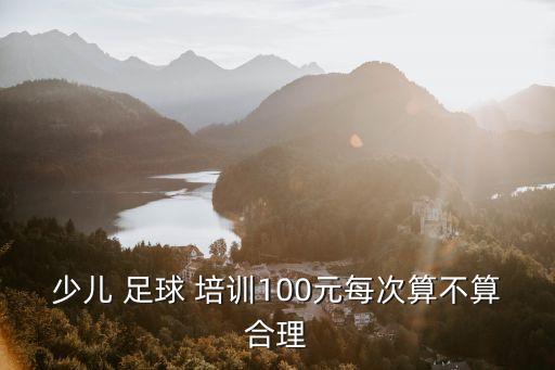 少兒 足球 培訓100元每次算不算合理