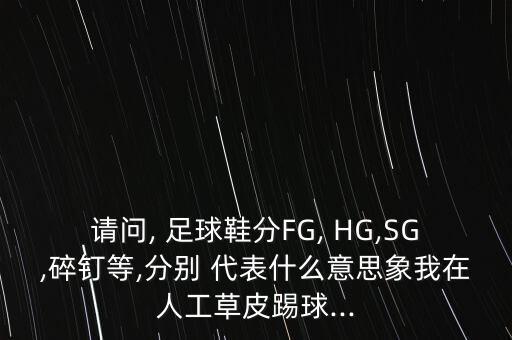 足球鞋中HG代表什么,hg足球鞋適合什么場地