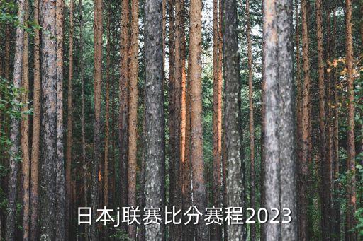  日本j聯(lián)賽比分賽程2023