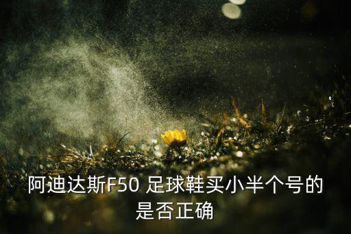 阿迪達(dá)斯F50 足球鞋買小半個(gè)號(hào)的是否正確