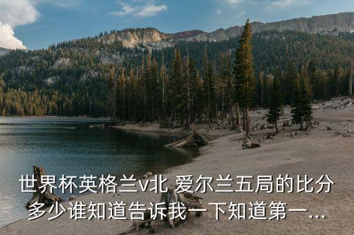 世界杯英格蘭v北 愛爾蘭五局的比分多少誰知道告訴我一下知道第一...