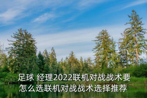  足球 經(jīng)理2022聯(lián)機對戰(zhàn)戰(zhàn)術要怎么選聯(lián)機對戰(zhàn)戰(zhàn)術選擇推薦