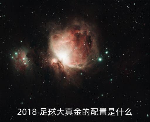 2018 足球大真金的配置是什么