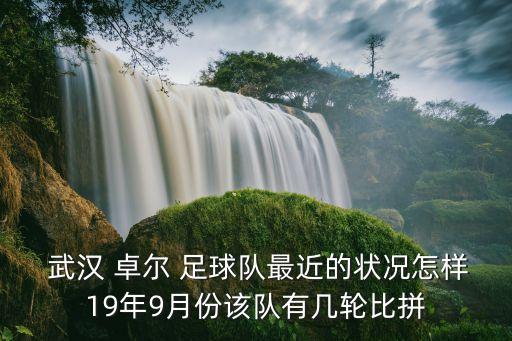  武漢 卓爾 足球隊(duì)最近的狀況怎樣19年9月份該隊(duì)有幾輪比拼